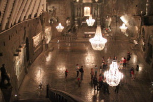 Wieliczka Salt Mine is listed on the UNESCOO's World Heritage List